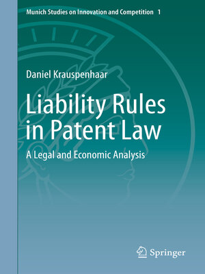 cover image of Liability Rules in Patent Law